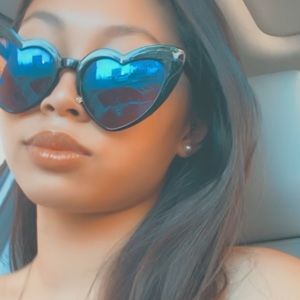 Heart shaped sunglasses